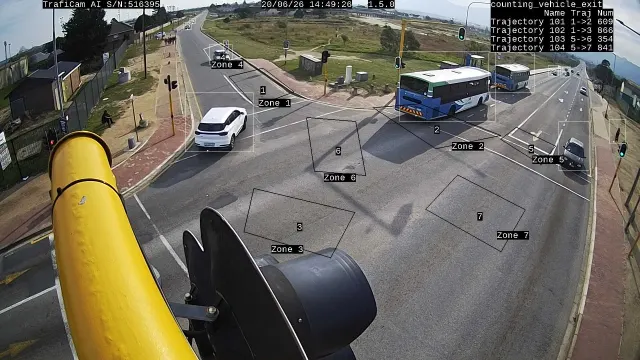 Camera view at Beach Rd / Olympic St